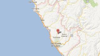Sismo en Cañete: El IGP registró 4 grados Richter este mediodía