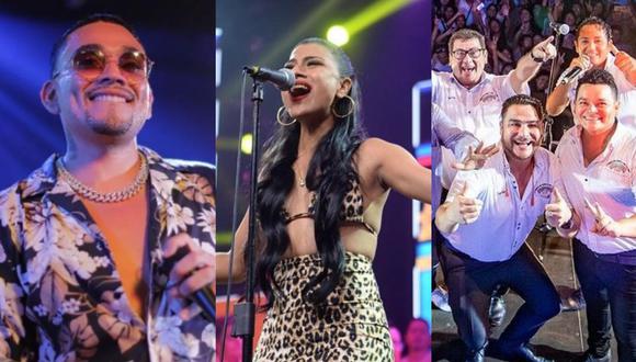 Josimar, Brunella Torpoco y Armonía 10 serán algunos de los artistas nacionales que brindarán conciertos en Halloween. (Fotos: Instagram)