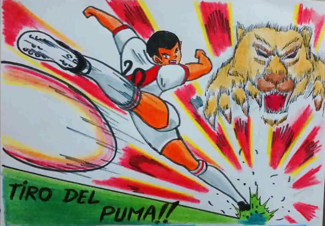 Un hincha de la selección peruana realizó un video donde recrea el gol de Edison Flores al mismo estilo de los Supercampeones. (Foto: Captura).