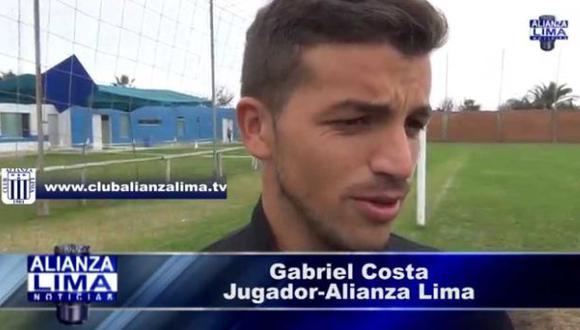 Gabriel Costa de Alianza Lima: "No incité la violencia"