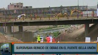 Puente Bella Unión: Lima reinició los trabajos luego de 3 meses