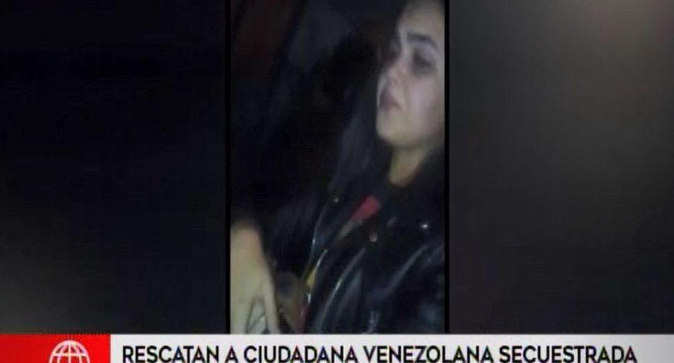Rescata a ciudadana de nacionalidad venezolana secuestrada por delincuentes (Captura: América Noticias)