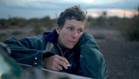 Frances McDormand en escena de "Nomadland", cinta que le valió el Oscar 2021. (Foto: Difusión)