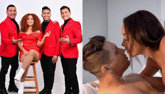 Dorita Orbegoso y Jonatan Rojas se dan apasionado beso en videoclip musical. (Foto: Instagram)