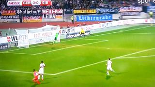 Alemania vs. Gibraltar: Neuer evitó primer gol oficial de rival