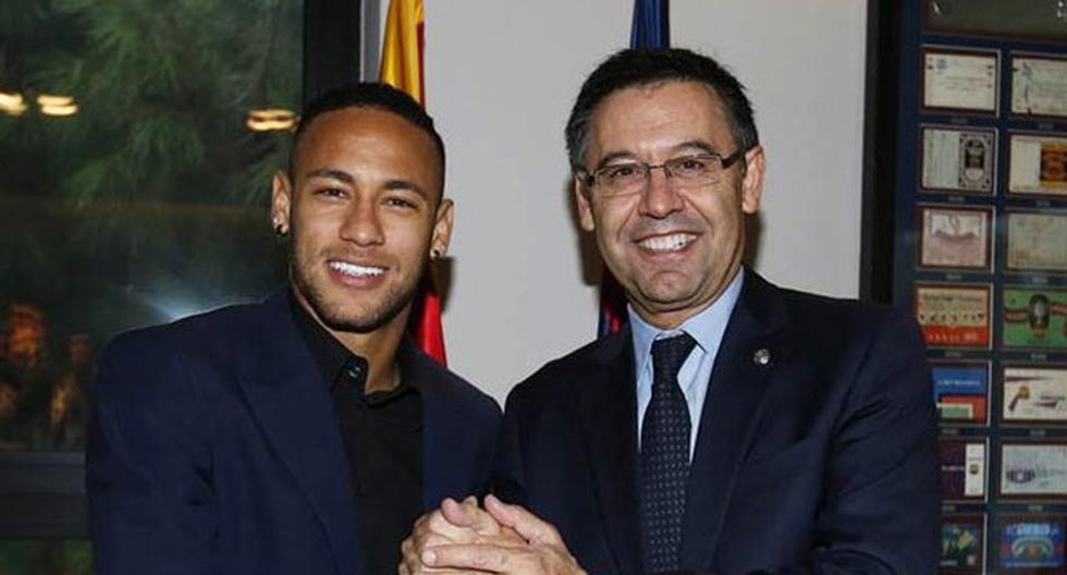 Neymar amplió su contrato con el Barcelona hasta el 30 de junio de 2021 | Foto: Barcelona