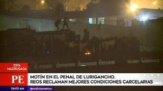 Controlan motín en el penal de Lurigancho