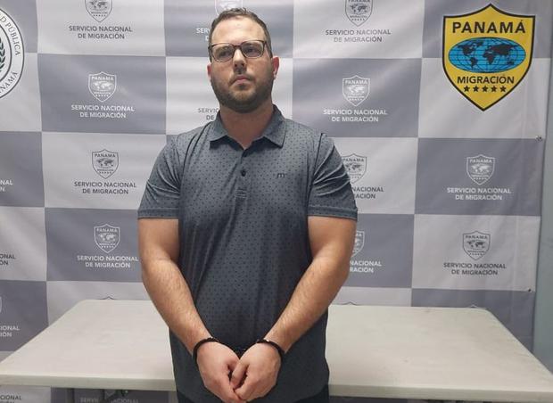 John Paulo was captured by Colombian authorities near Panama's airport on January 24 (Photo: Panama Police / Twitter) 