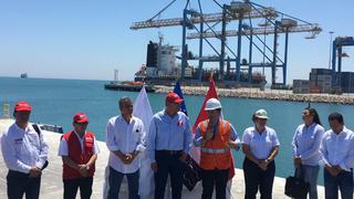 Presidente Martín Vizcarra inaugura obras en el puerto de Paita