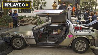 El auto de Marty McFly llegó a Santiago de Chile [VIDEO]