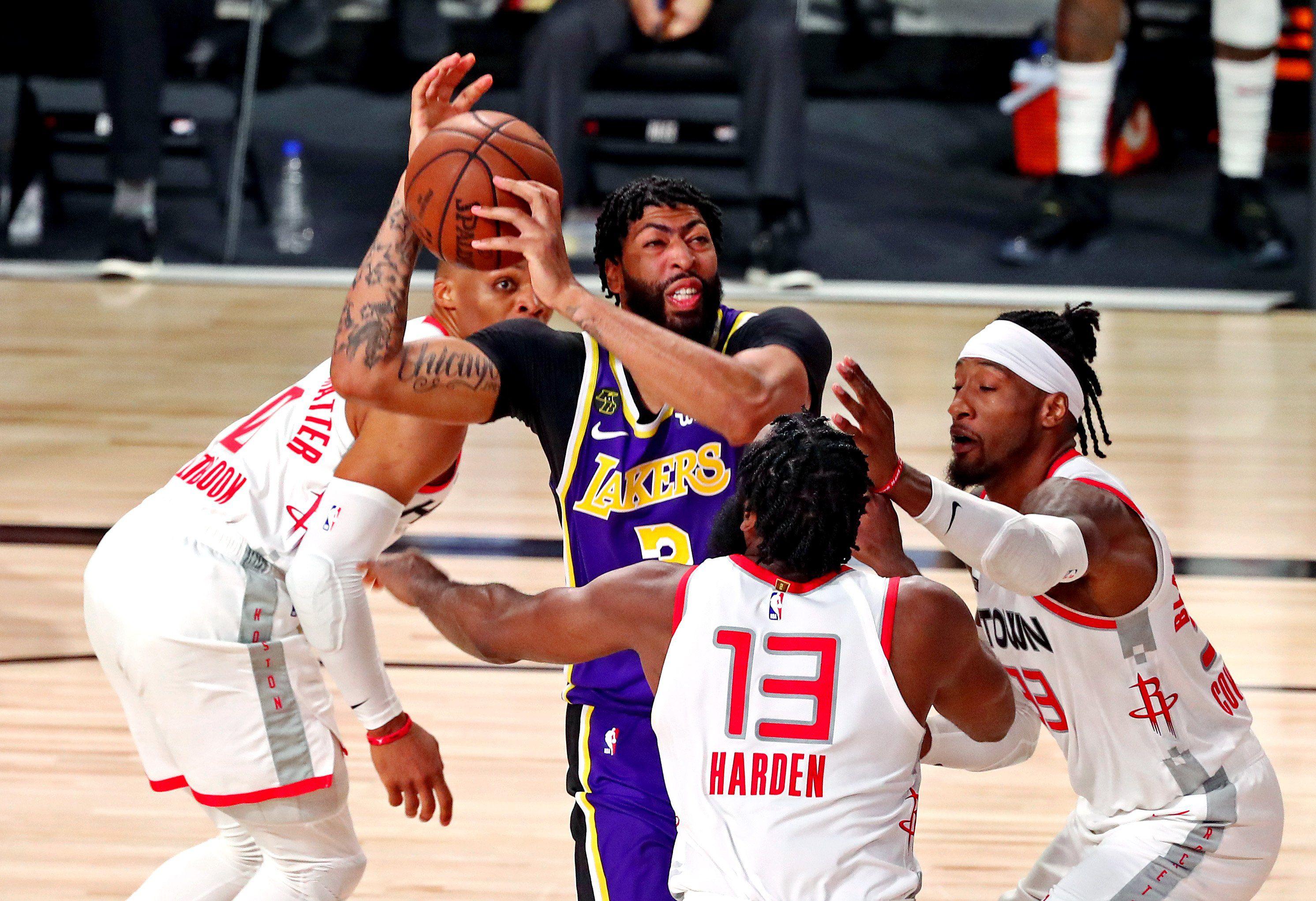 Lakers - Rockets: NBA. (Foto: AFP)