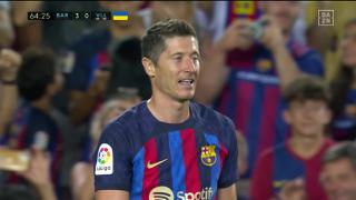 Doblete de Robert Lewandowski para el 3-0 de Barcelona vs. Real Valladolid en el Camp Nou | VIDEO