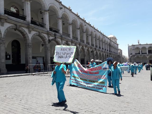 Así se desarrolla el paro de 48 horas acatado por médicos del Minsa al interior del país