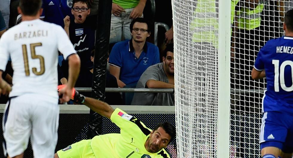 Italia vs Israel se enfrentaron en el estadio Ramat Gan por las Eliminatorias. (Foto: Getty Images)