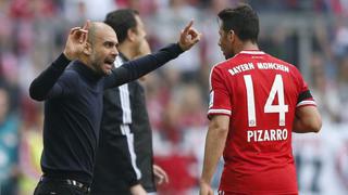“Claudio Pizarro es opción ante Barcelona”, dice Pep Guardiola