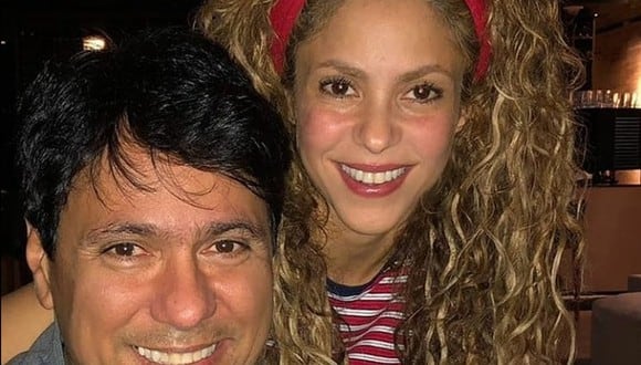 Shakira y su hermano Tonino Mebarak (Foto: shakixfan/Instagram)