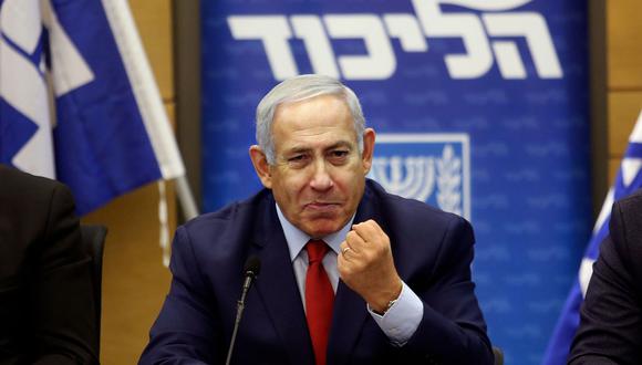 El actual primer ministro de Israel, Benjamin Netanyahu, buscará la reelección en los comicios adelantados de abril. (AFP).