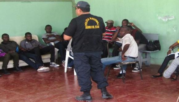 Sullana: siete haitianos ilegales fueron detenidos