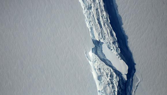 Este iceberg duplica en tamaño de la ciudad Lima. (Foto: AFP)(Foto: AFP)