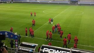 Selección peruana: lluvia dificultó reconocimiento de cancha