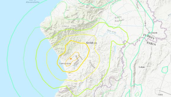 Un nuevo sismo de magnitud 6,4 sacude el sureste de Turquía. (Foto: earthquake.usgs.gov)
