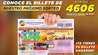 Lotería de Cundinamarca: resultados, número y secos del lunes 8 de agosto 2022