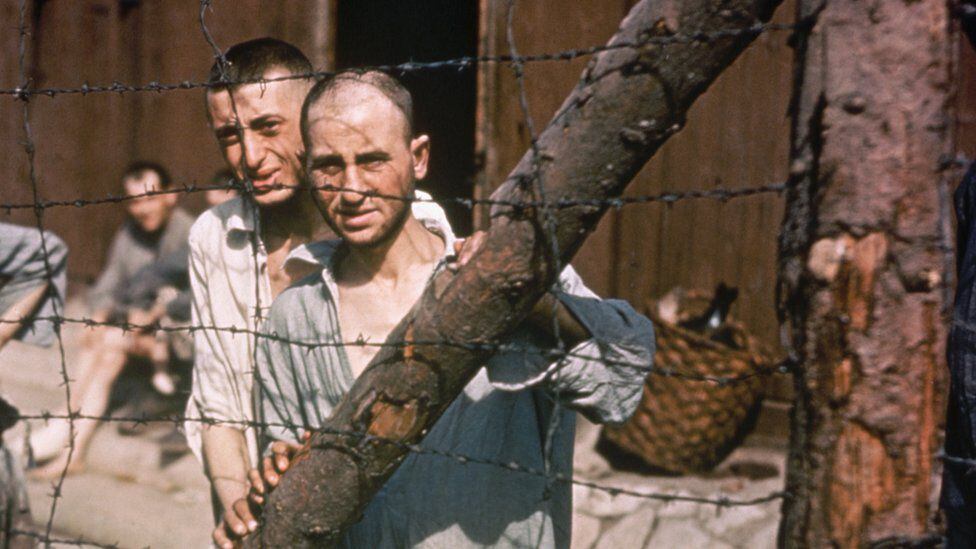 Ferencz documented the horrors of Buchenwald and other Nazi concentration camps.  (GETTY IMAGES).