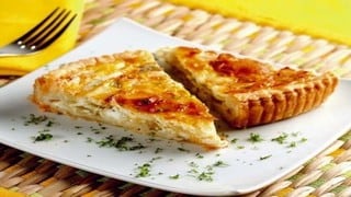 Quiche de cebolla y queso