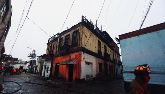 Las causas del incendio están bajo investigación de la Policía Nacional y Defensa Civil. Foto: César Grados/@photo.gec