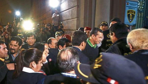 El ex presidente Ollanta Humala y su esposa, Nadine Heredia, cumplieron ayer su cuarto día de prisión preventiva en las cárceles de Ate y Chorrillos, respectivamente. (Foto: Hugo Pérez/ Archivo El Comercio)