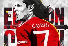 Edinson Cavani lucirá en Manchester United el histórico ‘7’ con el que brilló Cristiano Ronaldo