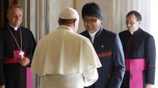 Evo resaltó sus "enormes coincidencias" con el Papa Francisco
