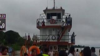Loreto: comunidades indígenas mantienen retenida una embarcación petrolera | VIDEO