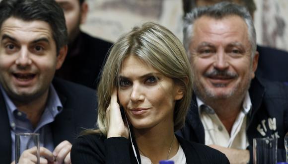 La eurodiputada griega Eva Kaili. REUTERS