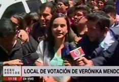 Mendoza habla de los resultados electorales y agradece respaldo