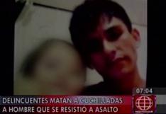 Lima: hombre se resistió a un asalto y lo asesinaron a cuchilladas