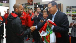 Martín Vizcarra despidió a la selección peruana en la Videna