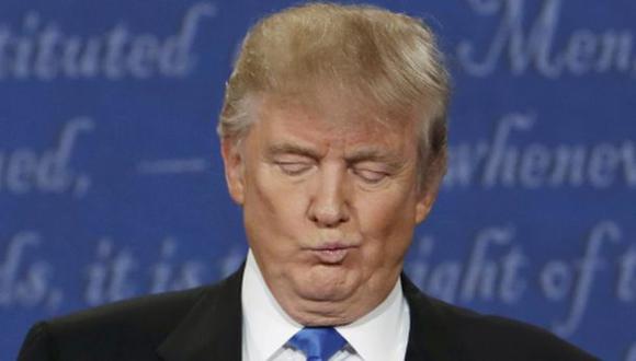 ¿Donald Trump estuvo resfriado durante el debate?