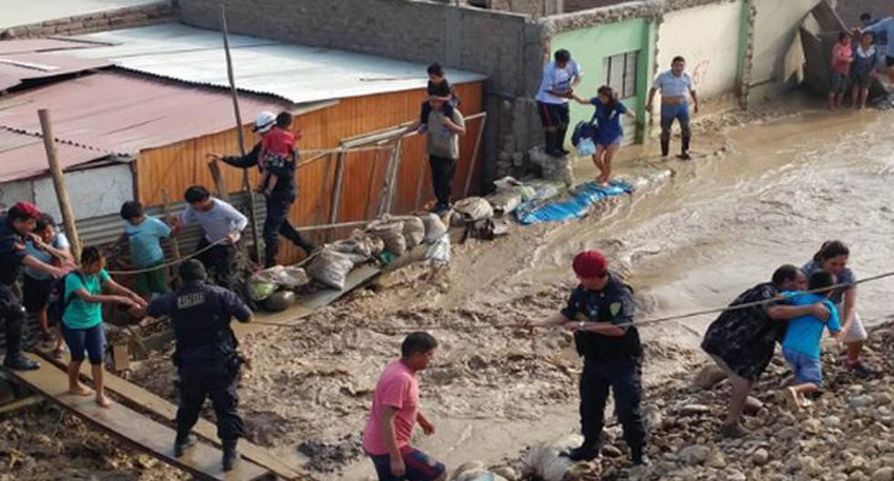 El ministro del Interior, Carlos Basombrío, pidió a la población que, ante los desbordes en el país, no intenten cruzar por su cuenta a una zona segura. (Foto: Andina)