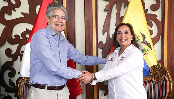 Guillermo Lasso se reunirá con Dina Boluarte por segunda oportunidad en el Perú. (Foto: Presidencia)