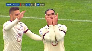 Universitario vs. Cienciano: Jonathan Dos Santos marcó así el 2-1 de los cremas | VIDEO