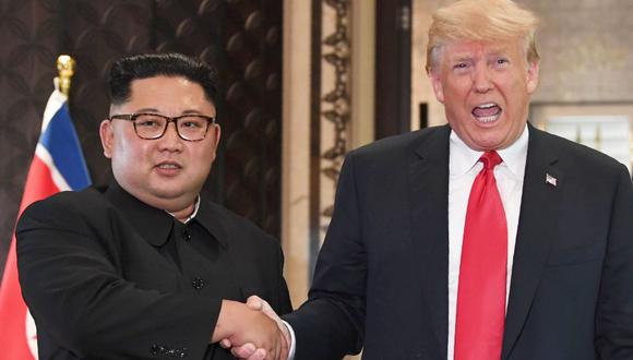 Donald Trump espera tener nuevo encuentro con Kim Jong-un "a principios del próximo año". (AFP)