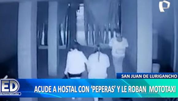 Mototaxista ingresa con dos mujeres a un hostal, pero termina ‘pepeado’ y con su vehículo robado. (Foto: El Dominical)