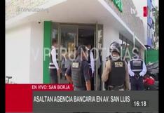 San Borja: roban cinco mil dólares a cambista en agencia bancaria