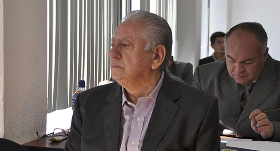 Luis Chiriboga, expresidente de Federación de Fútbol de Ecuador, fue condenado este viernes a 10 años de prisión por lavado de activos. (Foto: Ecuavisa)