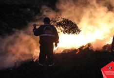 Áncash: incendio arrasó con 10 hectáreas de pastos y árboles en sectorHuachucocha