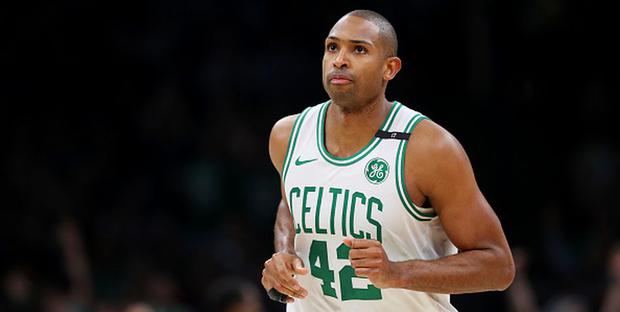El dominicano Al Horford, pívot de los Celtics, está disputando sus primeras finales de la NBA en su temporada número 15, y con 36 años a cuestas. (Getty Images)
