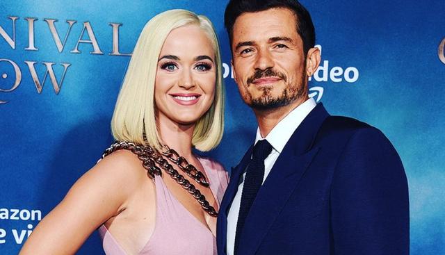 La cantante se mostró al lado de su prometido, Orlando Bloom, en premier de una serie. (Foto: @katyperry)