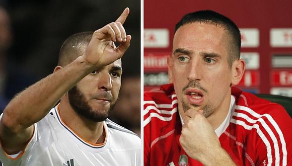Benzema y Ribéry irán a juicio en Francia por escándalo sexual