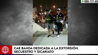 Capturan a banda dedicada a la extorsión, secuestro y sicariato en Puente Piedra | VIDEO